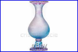 Vases Art Nouveau aux bleuets par Saint-Louis (2). Art Nouveau vase Saint-Louis