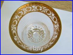 Verre 14,4 cm en cristal de Saint Louis signé modèle Thistle (Lot K)
