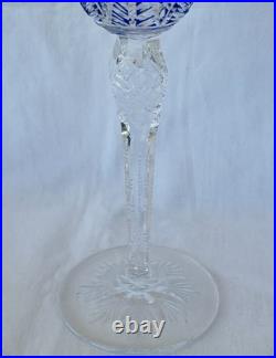 Verre A Pied En Cristal St Louis Modele Vologne Couleur Bleu Cobalt Verre A Pied En Cristal St Louis Modele Vologne Couleur Bleu Cobalt
