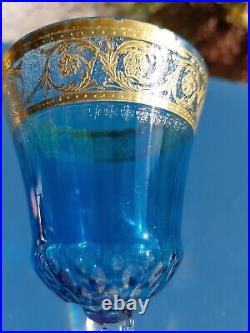 Verre Roemer Bleu Ciel Cristal Saint Louis Thistle
