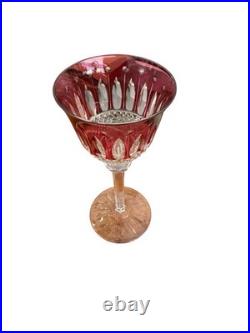 Verre Roemer Cristal Saint-Louis Modèle Tommy Rouge Rubis H20cm D8,5cm Verre Roemer Cristal Saint-Louis Modèle Tommy Rouge Rubis H20cm D8,5cm