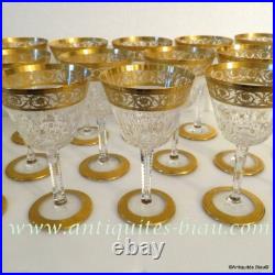 Verre à Cocktail en Saint St Louis Cristal Thistle Or signé parfait état Verre à Cocktail en Saint St Louis Cristal Thistle Or signé parfait état