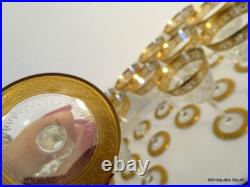 Verre à Cocktail en Saint St Louis Cristal Thistle Or signé parfait état Verre à Cocktail en Saint St Louis Cristal Thistle Or signé parfait état