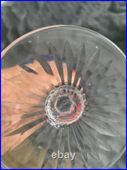 Verre à vin Roemer en cristal taillé signé St Louis Tommy Bleu foncé 19,8 cm