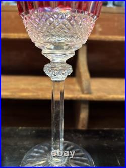 Verre à vin du Rhin cristal Rouge signé SAINT LOUIS modèle TOMMY 19,8 cm Verre à vin du Rhin cristal Rouge signé SAINT LOUIS modèle TOMMY 19,8 cm