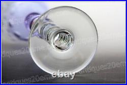 Verre à vin du Rhin cristal de St Louis modèle Bubbles violet Roemer glass (B)