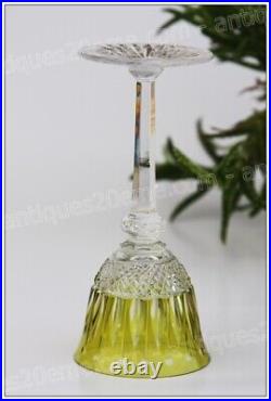 Verre à vin du Rhin en cristal de St Louis Tommy chartreuse Roemer glass (B)