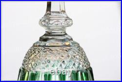 Verre à vin du Rhin en cristal de St Louis Tommy vert Roemer glass