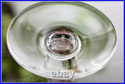 Verre à vin du Rhin en cristal de St Louis modèle Bubbles gris Roemer glass B