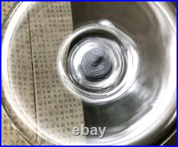 Verre à vin signé SAINT LOUIS modèle CHANTILLY cristal VERT roemer Couleurs Rhin