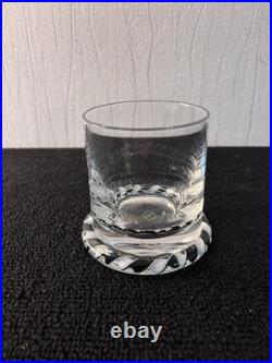 Verre à whisky modèle ruban cristal de Saint Louis