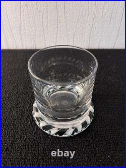 Verre à whisky modèle ruban cristal de Saint Louis