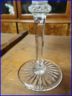 Verre cristal Saint Louis modèle Tommy roemer vin du Rhin 19,8cm couleur bleu