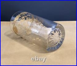 Verre en cristal doré à l'or signé SAINT LOUIS modèle CLEO MASSENET GOLD 13,8 cm