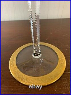 Verre modèle thistle en cristal de Saint Louis GM h 25.5 cm