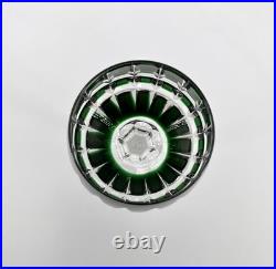 Verre roemer vin du Rhin signé SAINT LOUIS cristal VERT modèle MANHATTAN 20,5 cm Verre roemer vin du Rhin signé SAINT LOUIS cristal VERT modèle MANHATTAN 20,5 cm