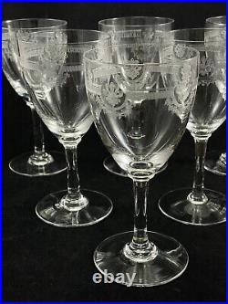 Verres à eau Saint Louis cristal Manon Crystal water glasses