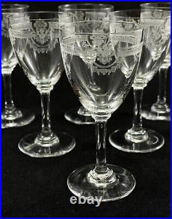 Verres à vin Saint Louis cristal Manon Crystam wine glasses