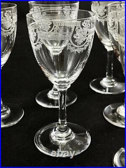 Verres à vin Saint Louis cristal Manon Crystam wine glasses