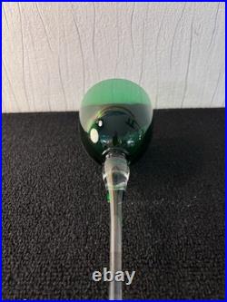 Verres à vin modèle Amadeus vert foncé cristal de Saint Louis Verres à vin modèle Amadeus vert foncé cristal de Saint Louis