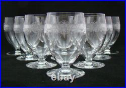 Verres gobelet cristal Saint Louis Ligier 1930 Crystal glasses
