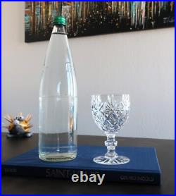 Versailles, cristal Saint Louis. 6 verres à eau. H13,9cm. Estampillé