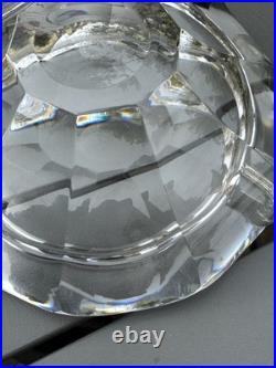 Vide poche cendrier cristal St Louis Vide poche cendrier cristal St Louis
