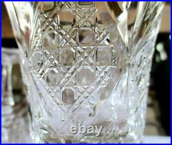 Vologne cristal Saint Louis. 6 verres à vin rouge/blanc N°4. H13,4cm. Estampillés